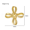 Flower Zinc Alloy Brooches PW-WG137DA-01-2
