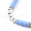 Polymer Clay Heishi Beaded Mobile Straps HJEW-JM00464-03-3