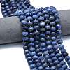 Natural Blue Aventurine Beads Strands G-P573-B10-01-1