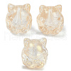 Transparent Spray Paint Glass Beads X1-GLAA-H035-01C-1