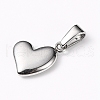Tarnish Resistant 304 Stainless Steel Charms X-STAS-I127-068P-2