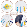   30Pcs 3 Style Acrylic Thread Winding Boards FIND-PH0018-40-4