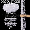 Fingerinspire 7.7~8M Stain Flower Lace Ribbon OCOR-FG0002-35A-2