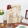 Rectangle Wood Jewelry Rack ODIS-WH0070-77-5