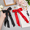 CRASPIRE Big Bowknot Polyester Alligator Hair Clips AJEW-CP0008-42B-03-3