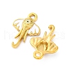 304 Stainless Steel Enamel Elephant Charms STAS-B085-37G-01-2