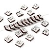 Brass Rhinestone Spacer Beads RSB072-17S-1