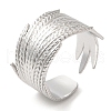 Non-Tarnish 304 Stainless Steel Open Cuff Rings RJEW-K245-82P-3