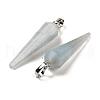 Natural Aquamarine Pointed Pendants G-D089-01P-08-2