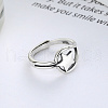 925 Sterling Silver Adjustable Finger Rings FS-WG45355-02-1