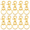   10Pcs Iron Swivel Clasps with Key Rings HJEW-PH0001-78-1