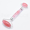 Watermelon Stone Glass Brass Face Massager MRMJ-G008-25P-1