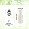 Magibeads 1Pc Column Plastic Vase Ornaments & 1Pc Stainless Steel Flower Frog & 50G Acrylic Ornaments Sets AJEW-MB0001-07-2