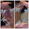 Alloy Rhinestone Cuff Earrings FS-WGFB378-06-1