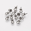 Tarnish Resistant 201 Stainless Steel Screw Eye Pin Peg Bails STAS-L205-18A-3