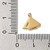 304 Stainless Steel Charms STAS-L022-261G-3