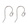 Anti-Tarnish Rhodium Plated 925 Sterling Silver Earring Hooks STER-I005-49P-1