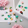  Opaque Resin Cabochons CRES-TA0001-04-4