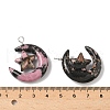 Natural Rhodonite Pendants G-Z086-01P-19-3
