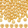 SUNNYCLUE 120Pcs Brass Filigree Beads KK-SC0005-16-1