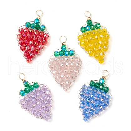 Glass Pendants PALLOY-JF03005-1