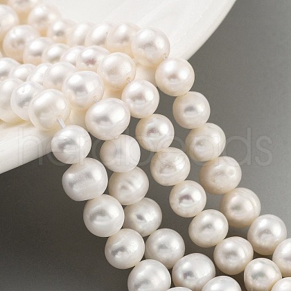 Natural Cultured Freshwater Pearl Beads Strands PEAR-C003-23-1