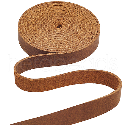 1.6M Flat AB Grade Cowhide Leather Cord AJEW-WH0007-59A-06-1
