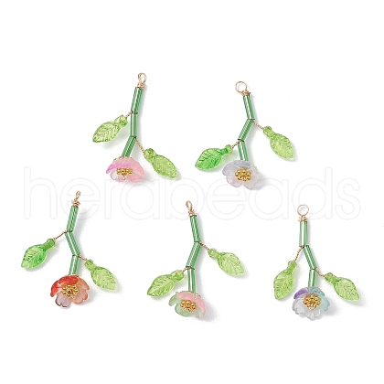 Resin Pendants PALLOY-JF03668-1
