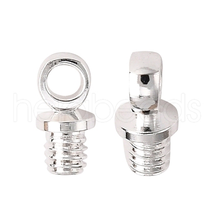 Brass Cup Pearl Peg Bails Pin Pendants KK-H759-32S-1