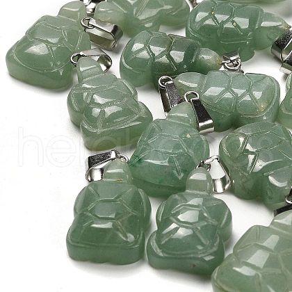 Natural Green Aventurine Pendants G-B127-06P-05-1