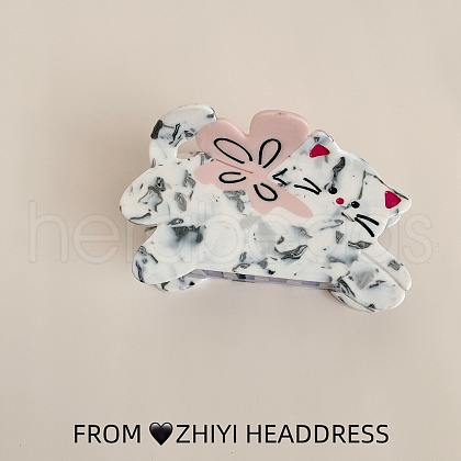 Cellulose Acetate Claw Hair Clips PW-WGF038B-01-1