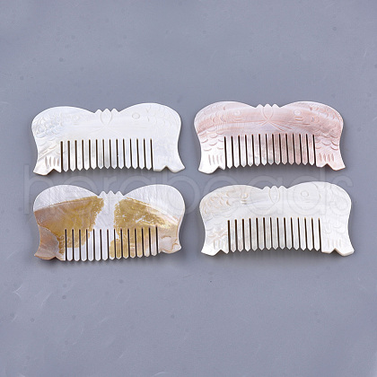 Freshwater Shell Combs SSHEL-S258-66-1