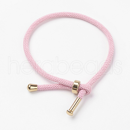 Cotton Twisted Cord Bracelet Making X-MAK-L012-05-1