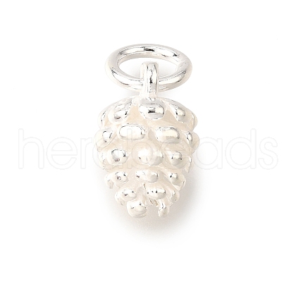 925 Sterling Silver Pinecone Charms STER-D306-07S-1