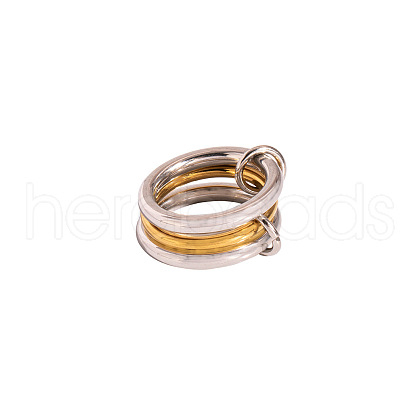 Stainless Steel Stackable Finger Rings UW8774-1-1