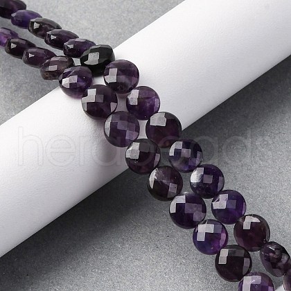 Natural Amethyst Beads Strands G-C179-A05-03-1