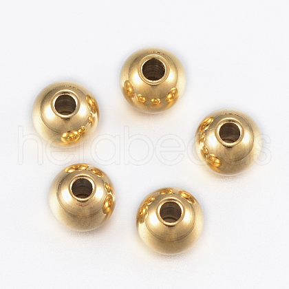 Ion Plating(IP) 304 Stainless Steel Beads STAS-H394-03G-1