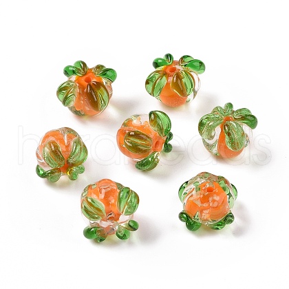 Handmade Lampwork Fruit Beads LAMP-C004-06A-1