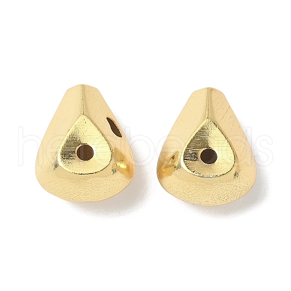 Matte Gold Color 925 Sterling Silver 3 Hole Guru Beads STER-R014-01G-1