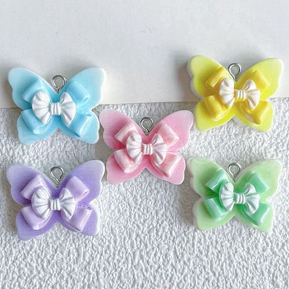 Opaque Resin Pendants RESI-V005-006-1