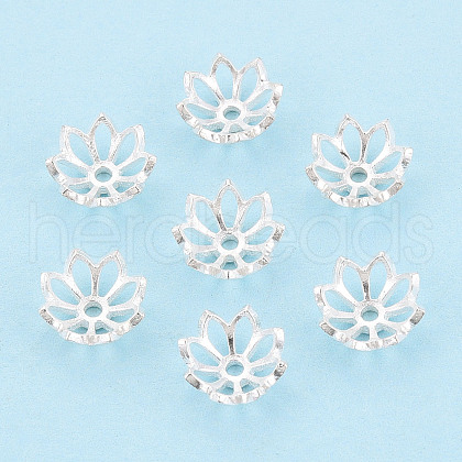 925 Sterling Silver Bead Caps STER-N016-43S-1