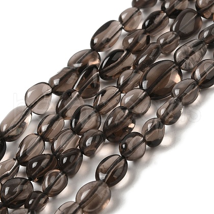 Natural Obsidian Beads Strands G-P497-01A-15-1
