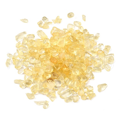 Natural Citrine Chip Beads G-O103-09C-1
