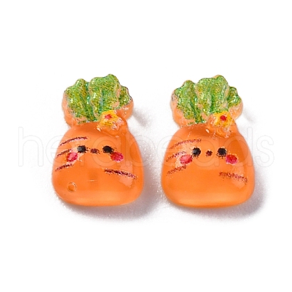 Cartoon Transparent Resin Cabochons CRES-R459-01C-1