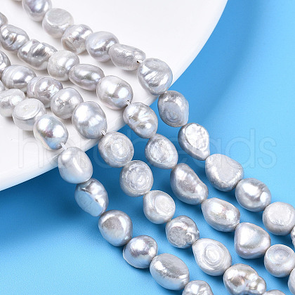 Natural Cultured Freshwater Pearl Beads Strands PEAR-N014-09B-1