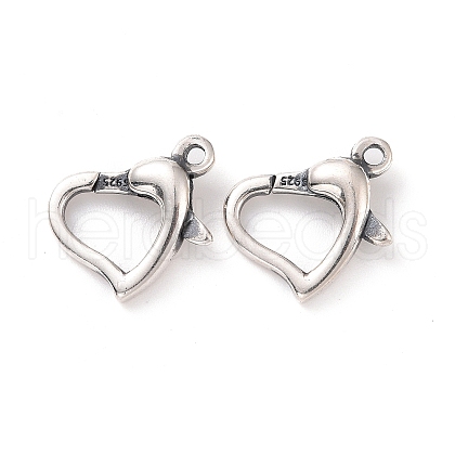 925 Sterling Silver Lobster Claw Clasps STER-D036-01AS-1