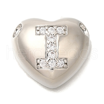 Rack Plating Brass Micro Pave Cubic Zirconia Pendants KK-I722-04P-I-1