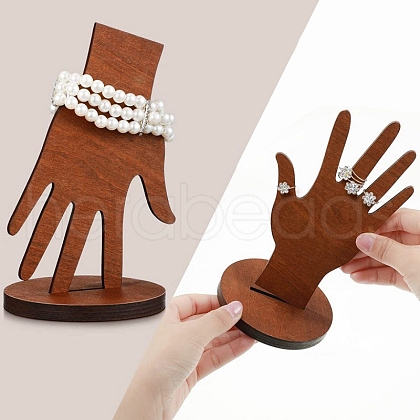 Hnads Shape Jewelry Displays for Bracelet Rings Organizer Holder ODIS-K004-01-1