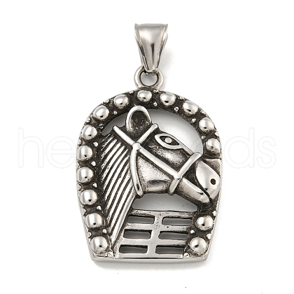316 Surgical Stainless Steel Pendants STAS-E212-124AS-1