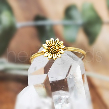 Brass Finger Rings for Women FS-WGD07B7-06-1